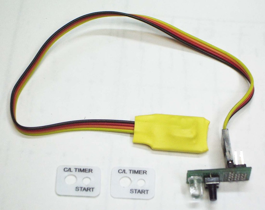 C/L Timer V6 with the accelerometer and the finish plate